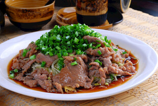 葱香牛柳