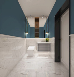 北美欧式厕所空间设计现代田园风