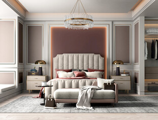 北美欧式卧室空间设计现代田园风