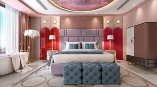 北美欧式卧室空间设计现代田园风