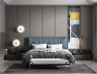 北欧式次卧室空间设计现代田园风