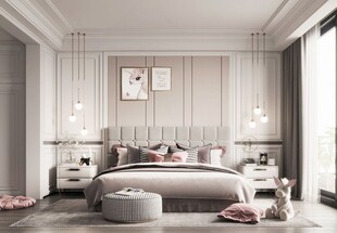 北欧式次卧室空间设计现代田园风