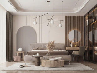 北欧式次卧室空间设计现代田园风