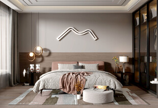 北欧式次卧室空间设计现代田园风