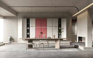 中式多功能书房北欧现代简约古风