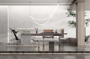 中式多功能书房北欧现代简约古风