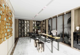 中式次卧室内空北欧现代简约古风