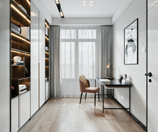 小空间次卧室室内北欧现代简约风