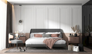 儿童女孩房次卧室北欧现代简约风