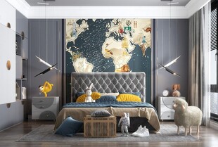 儿童女孩房次卧室北欧现代简约风