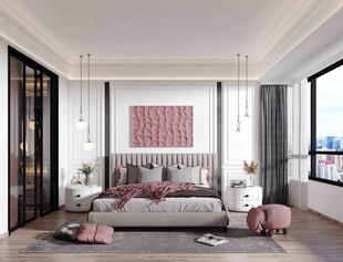 儿童女孩房次卧室北欧现代简约风