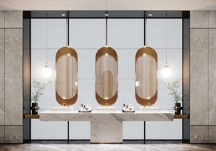 卫生间淋浴室厕所洗手间家装修饰