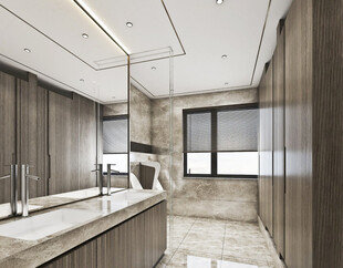 卫生间淋浴室厕所洗手间干湿分离