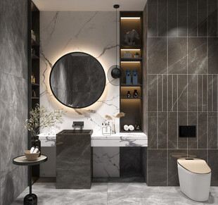 卫生间厕所洗手台盆卫浴家居装修