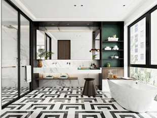 卫生间厕所洗手台盆卫浴家居装修