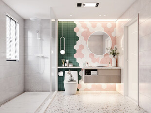 卫生间厕所洗手台盆卫浴家居装修