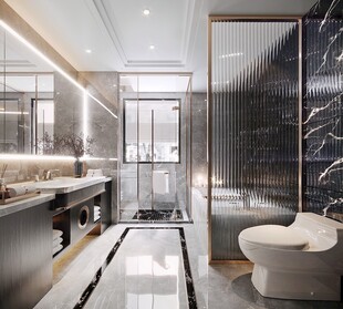 卫生间厕所洗手台盆卫浴家居装修