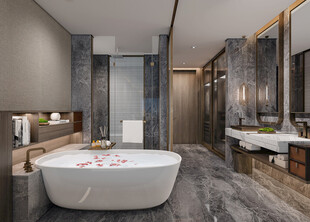 卫生间厕所洗手台盆卫浴家居装修