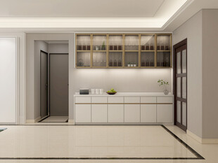 家居客厅卧装修高定现代简约设计