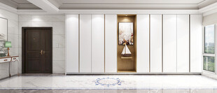 家居客厅卧装修高定现代简约设计