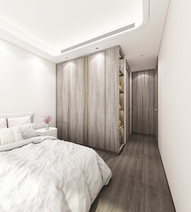 家居客厅卧装修高定现代简约设计