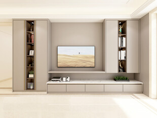 家居客厅卧装修高定现代简约设计