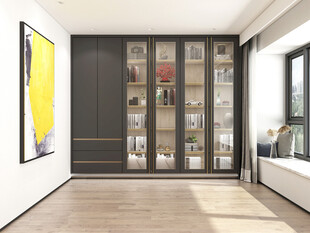 家居客厅卧装修高定现代简约设计