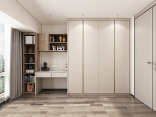 家居客厅卧装修高定现代简约设计