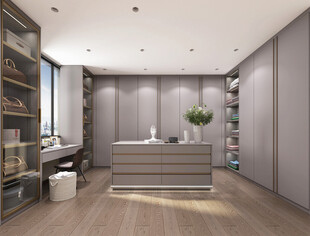 家居客厅卧装修高定现代简约设计