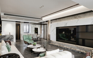 家居客厅卧装修柜子现代简约设计