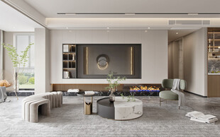 家居客厅卧装修柜子现代简约设计