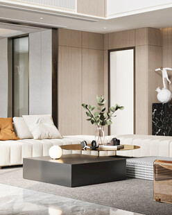 家居客厅卧装修柜子现代简约设计