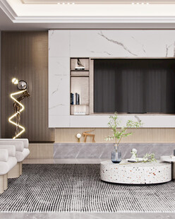 家居客厅卧装修柜子现代简约设计