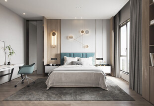 家居客厅卧装修柜子现代简约设计