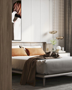 家居客厅卧装修柜子现代简约设计