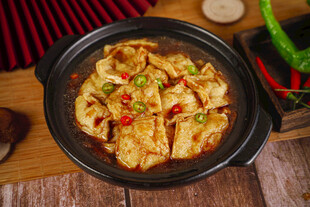 黄焖千叶豆腐