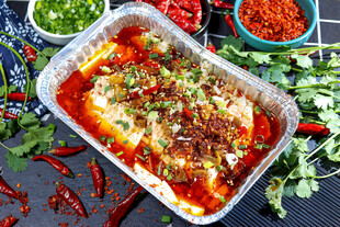 锡纸豆腐