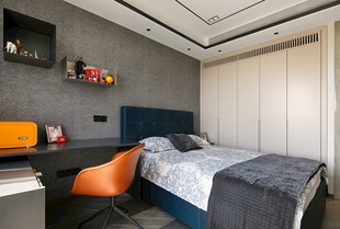 家居客厅卧装修卧室现代简约设计