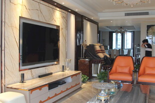 客厅卧室装修极简现代简约中古风