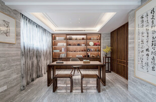 客厅卧室装修极简现代简约中古风