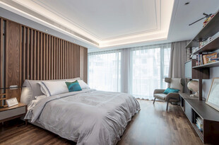 客厅卧室装修极简现代简约中古风