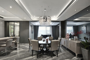 客厅卧室装修极简现代简约中古风