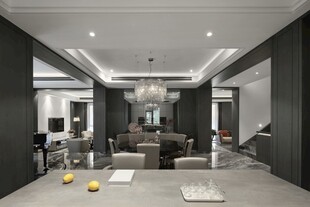 客厅卧室装修极简现代简约中古风