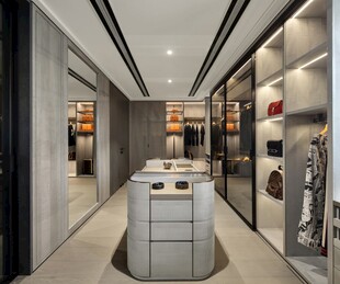 客厅卧室装修极简现代简约中古风