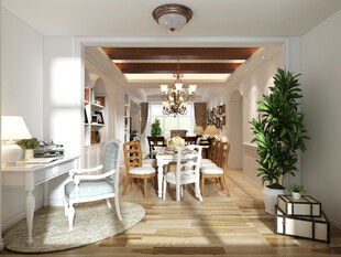 吊顶天花无主灯客厅卧室现代简约