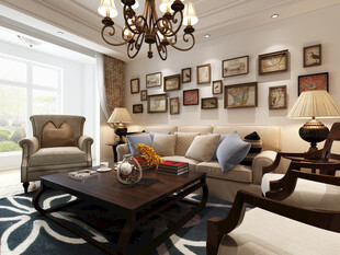 吊顶天花无主灯客厅卧室现代简约