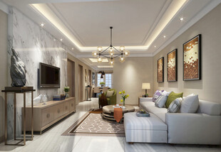 吊顶天花客厅卧装修卧室现代简约
