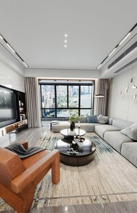 吊顶天花无主灯客厅卧室现代简约