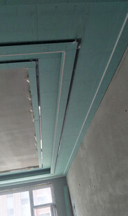 黑钛吊顶天花板客厅卧室装修极简