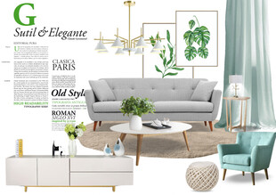 装修乳胶漆北欧家具墙面软装搭配